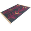 Tapis en laine Kilim persan authentique tissé à la main en Fars Qashqai