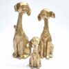 Figurine géométrique de mammouth cubisme décoratif 4 pièces - Artistique
