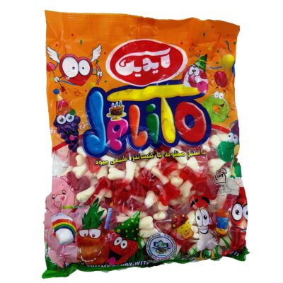 Bonbons gélifiés halal – Bonbons au goût de fruits en forme d’os – Aidin (1000g)