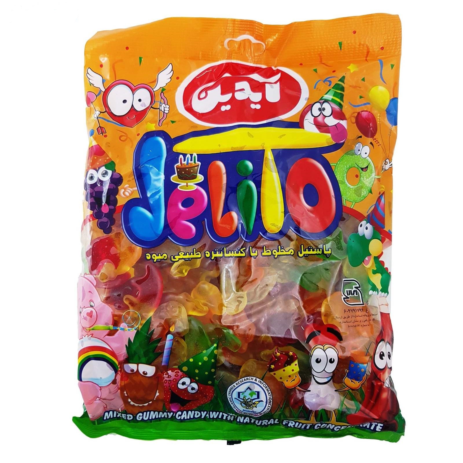 Bonbons gélifiés halal - Bonbons ours en forme de fruits - Aidin (1000g)