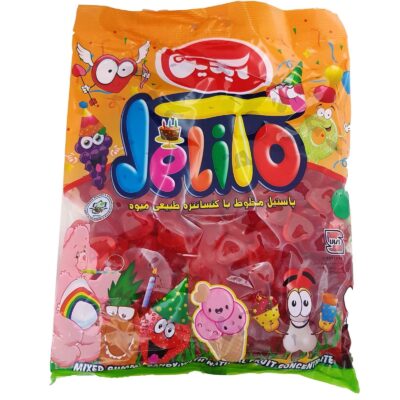 Bonbons gélifiés halal – Bonbons en forme de cœur, saveur fruits – Aidin (1000g)