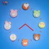 Paquet de guimauves halal - Forme d'animaux mignons (13 pièces pour enfants)