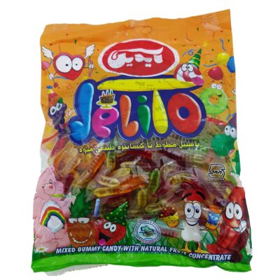 Bonbons gélifiés halal – Bonbons au goût de fruits en forme de serpent – Aidin (1000g)