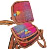Sac bandoulière persan fait main en Jajim rose
