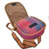 Sac bandoulière persan fait main en Jajim rose