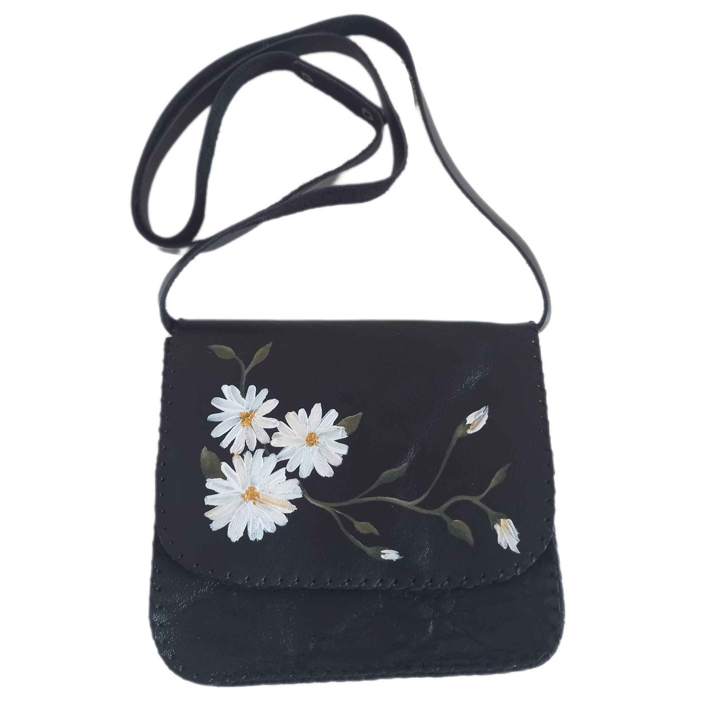 Sac bandoulière fait main en cuir - Édition femme