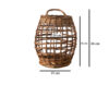 Panier en osier tissé à la main modèle Marvar