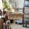 Panier de rangement tissé à la main pour étagère