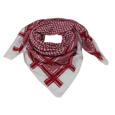 Écharpe Shemagh à Carreaux Arafat – Protection Arabe pour la Tête et le Cou