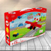 Junior Builders : Blocs de construction Avion – Ensemble de jouets créatif pour enfants à partir de 18 mois
