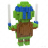 Intellectual Toys : Blocs de construction Tortues Ninja TMNT – 455 pièces pour enfants à partir de 3 ans
