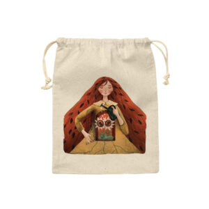 Sac de rangement en coton à cordon – Écologique et réutilisable pour des Pains Plus Frais