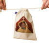 Sac de rangement en coton à cordon - Écologique et réutilisable pour des Pains Plus Frais