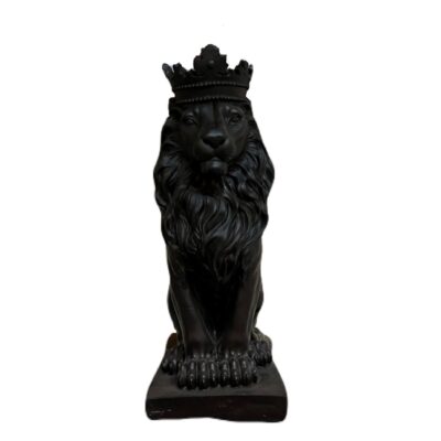 Figurine décorative de lion – Sculpture majestueuse d’animal