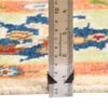 Tapis persan original avec laine noué à la main à Kashmar bordure florale