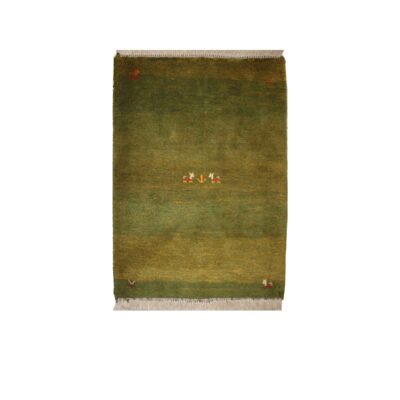 Tapis Gabbeh en laine persane original tissé à la main en Fars motifs animaliers