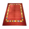Tapis Gabbeh persan original tissé à la main avec bordure