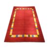 Tapis Gabbeh persan original tissé à la main avec bordure