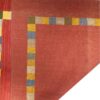 Tapis Gabbeh persan original tissé à la main avec bordure