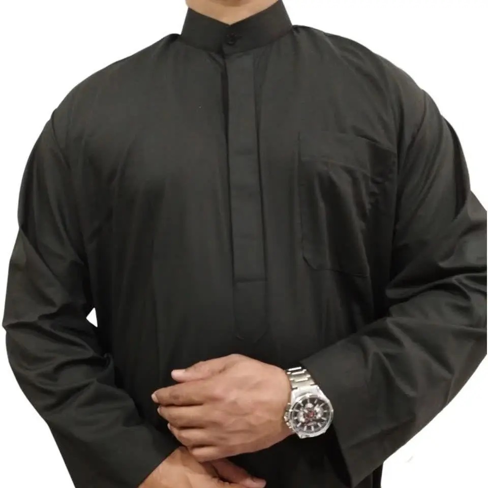 Pakistani Ethnic Dress for Men Black