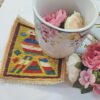 Sous-verre Kilim Persan Tissé à la Main pour Décoration de Table