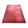 Tapis en laine Gabbeh persan authentique tissé à la main cramoisi
