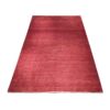 Tapis en laine Gabbeh persan authentique tissé à la main cramoisi