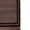 Tapis Gabbeh en laine persane tissé à la main en Fars bordé marron