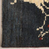 Tapis en laine Gabbeh persan tissé à la main en Fars arbre charbon