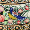Cadre de miroir en bois persan – Motif moineau & floral Khatamkari