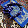 Chapelet islamique en agate de Madagascar avec 33 perles
