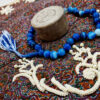 Chapelet islamique en agate de Madagascar avec 33 perles
