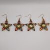 Boucles d'oreilles pendantes en cuivre émaillées pour femmes, indiennes