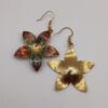 Boucles d'oreilles pendantes en cuivre émaillées pour femmes, indiennes