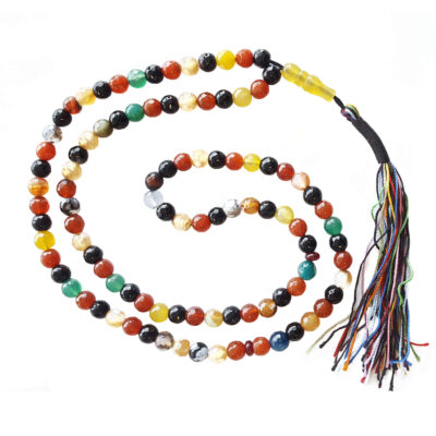 Chapelet islamique en agate “Omolbanin I” avec 101 perles
