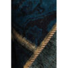 Tapis Persan Patchwork Noué à la Main Bleu Marine
