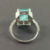 Bague en Citrine Bleue en Argent pour Femme