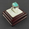 Bague en Citrine Bleue en Argent pour Femme
