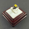 Bague en Citrine Jaune en Argent pour Femme