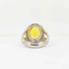 Bague en Citrine Jaune Persane en Argent pour Homme Afsoon