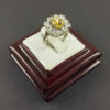 Bague en Citrine Jaune en Argent pour Femme Akhtar