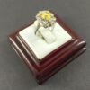 Bague en Citrine Jaune en Argent pour Femme Anahita
