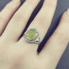 Bague en Citrine Jaune en Argent pour Femme Farideh