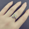 Bague en Citrine Jaune en Argent pour Femme Sussan