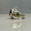 Persian Yellow Citrine Silver Ring for MBague en Citrine Jaune Persane en Argent pour Homme Tirdaden Tirdad