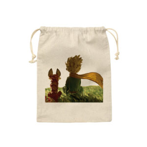 Sac de rangement en coton à cordon – Écologique et réutilisable Design Le Petit Prince
