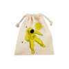 Sac de rangement en coton à cordon - Écologique et réutilisable Design Astronaute