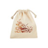 Sac de rangement en coton à cordon - Écologique et réutilisable Lin