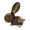 Figurine décorative de lapin assis pour décor de maison - Sculpture adorable de lapin