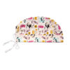 Uniforme vétérinaire à col en V pour femme avec bonnet – Classique et confortable